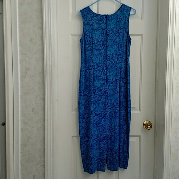 🎄SALE! BUY NOW! Royal blue & turquoise dress - Picture 5 of 5